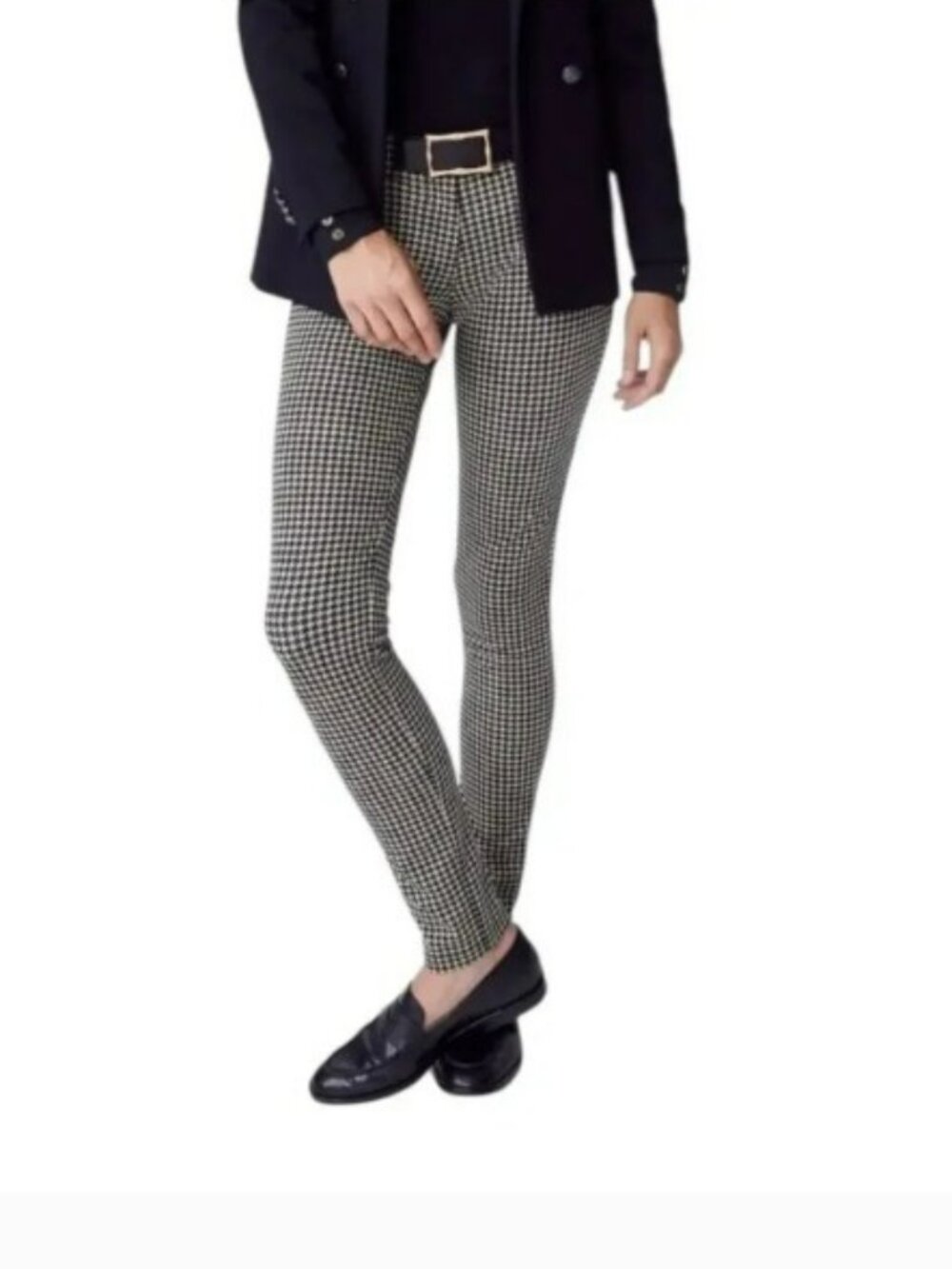 J. McLaughlin Becca Houndstooth Ankle Trousers  Size 10